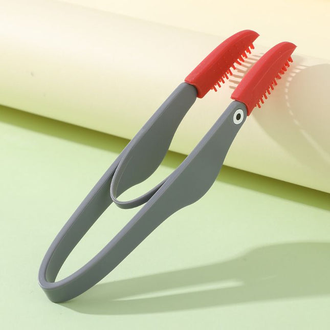 4-Pack Grey Pet Eye Cleaning Brushes with Precisice Tweezer