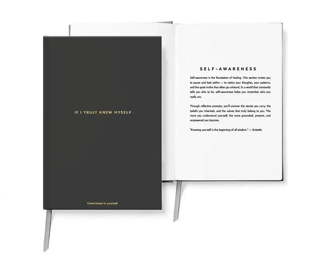 Green If I Truly Knew Myself Guided Self-Discovery Journal – product detail