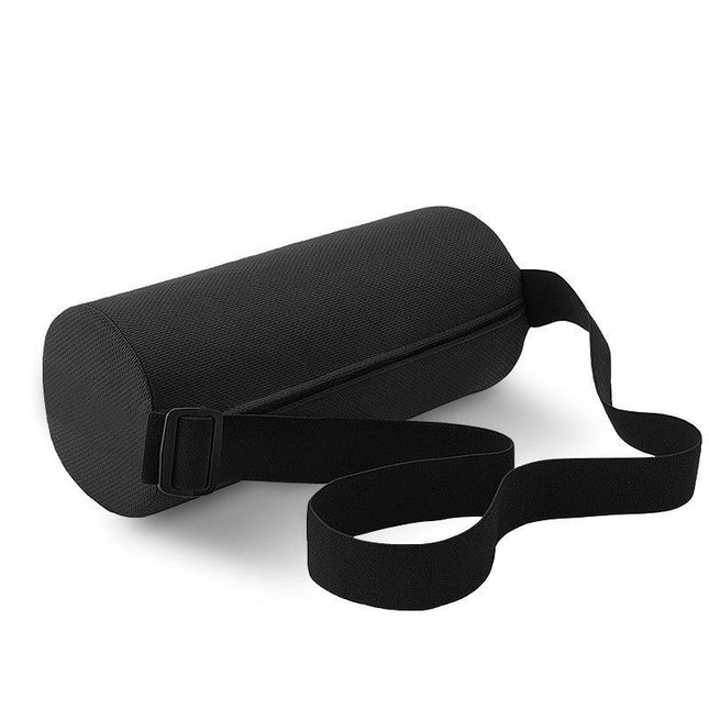 Black Portable McKenzie Method Ergonomic Lumbar Support Roll
