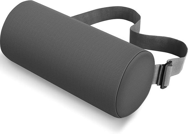 Grey Portable McKenzie Method Ergonomic Lumbar Support Roll