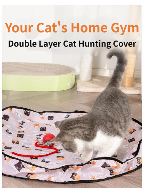 Interactive Hunting Hidden Prey Cat Toy – product detail
