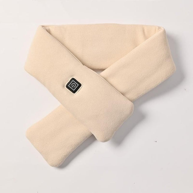 Beige USB Powered Graphene Rapid Heated Scarf