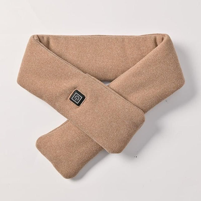 Khaki USB Powered Graphene Rapid Heated Scarf