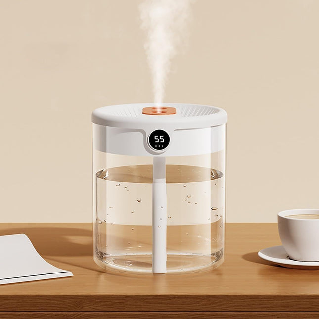 White 2L Dual-Spray Ultrasonic Humidifier and Air Diffuser with Night V888-ELOSUNG49817