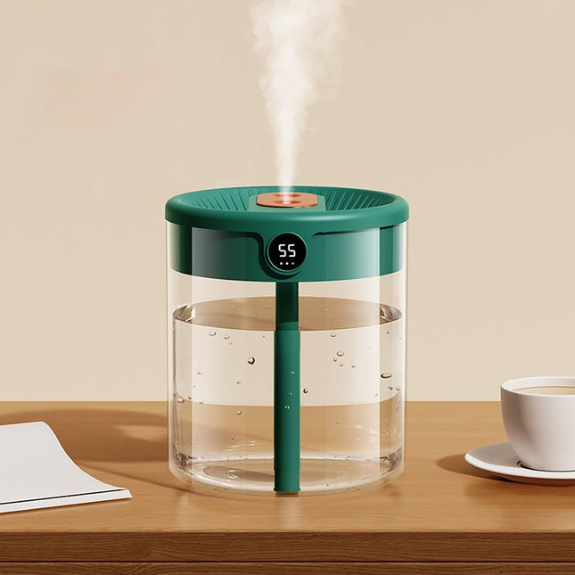 Green 2L Dual-Spray Ultrasonic Humidifier and Air Diffuser with Night V888-ELOSUNG49818