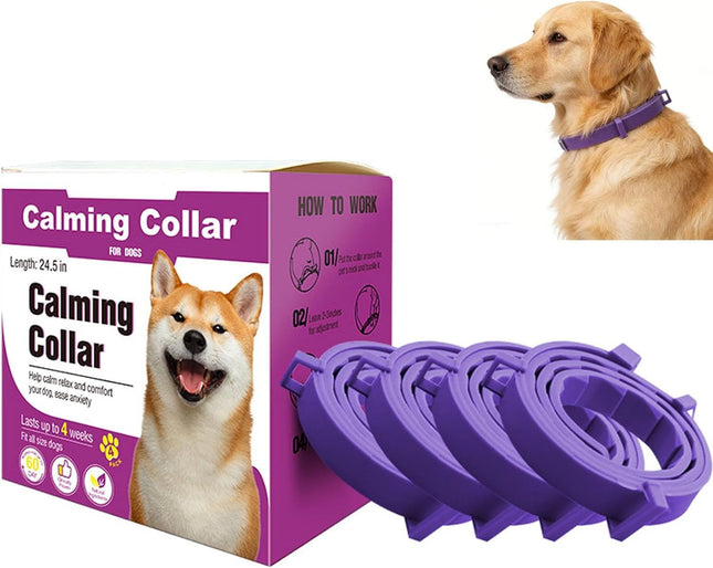 Purple Pet Calming Collar 4 Pack (63cm)
