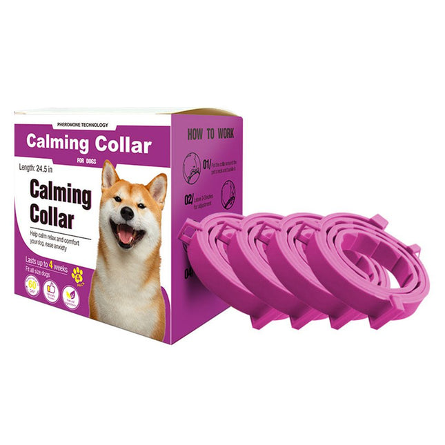Pink Pet Calming Collar 4 Pack (63cm)