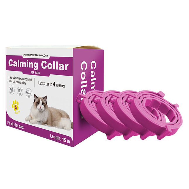 Pink Pet Calming Collar 4 Pack (38cm)