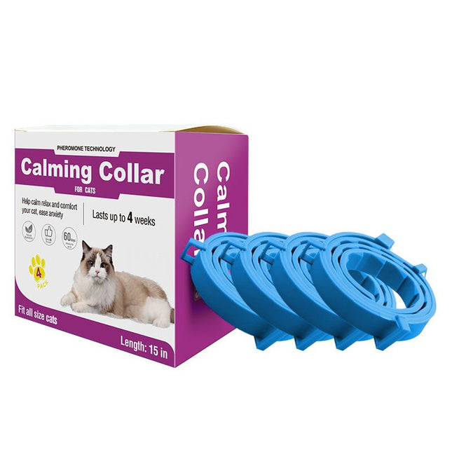 Blue Pet Calming Collar 4 Pack (38cm)
