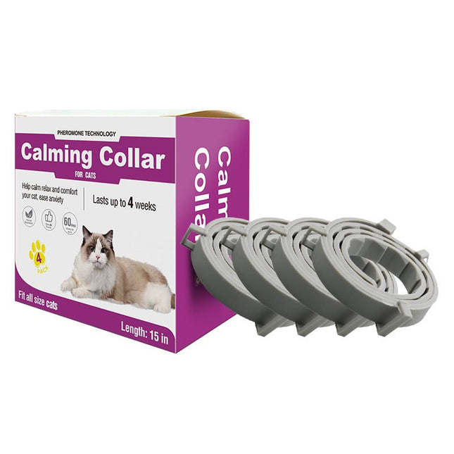 Grey Pet Calming Collar 4 Pack (38cm)