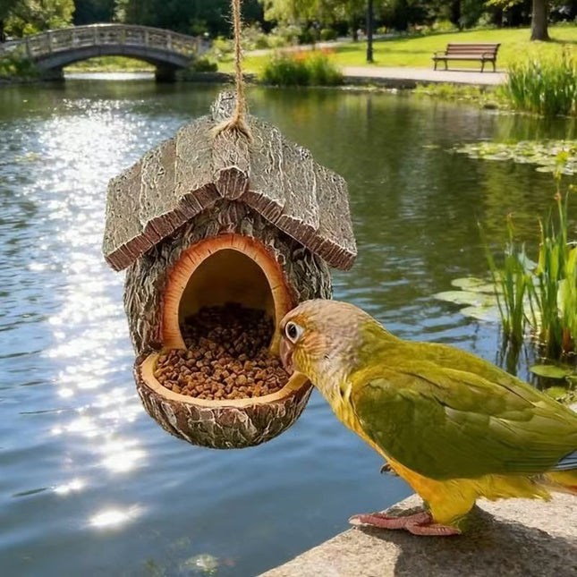 European-Style Fairy House Bird Feeder – product detail
