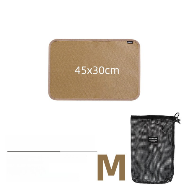 45 x 30 CM M Size Fireproof Outdoor Mat with Storage Bag
