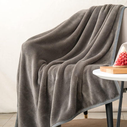 3-in-1 Portable Travel Blanket / Pillow / Wearable Shawl with Snap & Envelope Folding Design - 230GSM Soft Flannel Thickened Nap Blanket for Airplane Office Home, Space Saving & Machine Washable, Pink 40 x 60 inch