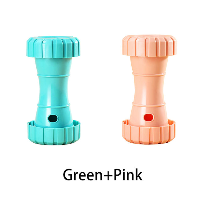 2 Packï1 4ˆGreen Plus Pinkï1 4 Cat and Dog Treat Dispenser Toy