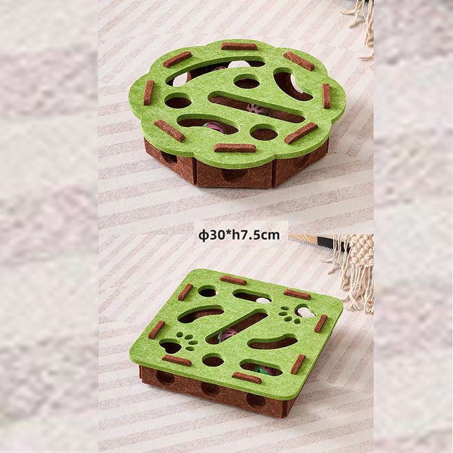 2-piece Green cat toy set-featuring square and flower shapes-is an excellent choice for V888-ELOSUNG50035