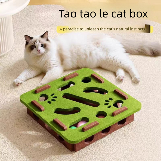 2-piece Grey cat toy set-featuring square and flower shapes-is an excellent choice for – product detail