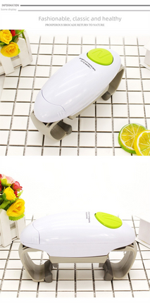 Black Upgraded One-Touch Electric Can Opener — Dual-Handle Design, Automatic Hands-Free Can/Bottle Opener, ABS Material, Battery-Powered (Batteries Not Included), Designed for the Kitchen