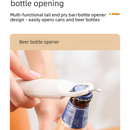 Red Multi-Functional Adjustable Can and Bottle Opener - Heavy Duty Jar Opener for Seniors, Women, and Weak Hands - Easy Grip Kitchen Gadget for Jars, Bottles, and Cans