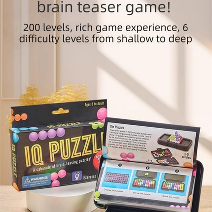 Black rectangle Magic Beads 3D Puzzle – product detail