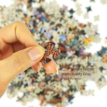 2 PCS 1000 Piece Jigsaw Puzzle for Adults - Animal & Landscape Art Design, Stress Relief Brain Game - Premium Quality Paper Puzzle for Teens Adults Ages 14+ 【home+lake】