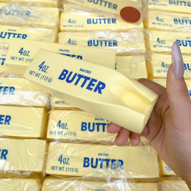 Super Soft Butter Stick Squishy Toy Slow Rising PU Stress Relief Squeeze Bar Ultra Wet V888-ELOSUNG50205