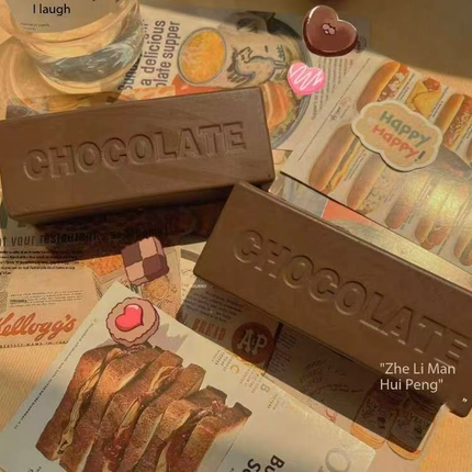 Chocolate Super Wet Soft Milk Bar Squishy Toy, Slow Rising PU Stress Relief Squeeze Stick, Ultra Soft Finger Sucking Decompression Toy,  Fidget Sensory Toy