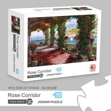 1000 piece  Jigsaw Puzzle for Adults - Landscape Cityscape Art, Premium Quality Paper Cardboard, 70x50cm Finished Size, Stress Relief Brain Game Gift for Ages 14+ 【starry sky】