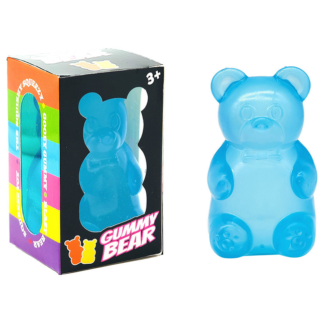 Blue Candy Gummy Bear Squishy Stress Relief V888-ELOSUNG50257