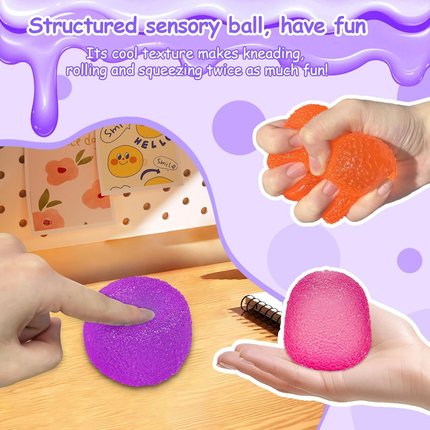 Pink Candy Gummy Bear Squishy Stress Relief Toy - Slow Rising Squeeze Fidget Toys, Soft TPR Sensory Toy for Anxiety Relief, Cute Kawaii Decompression Gift