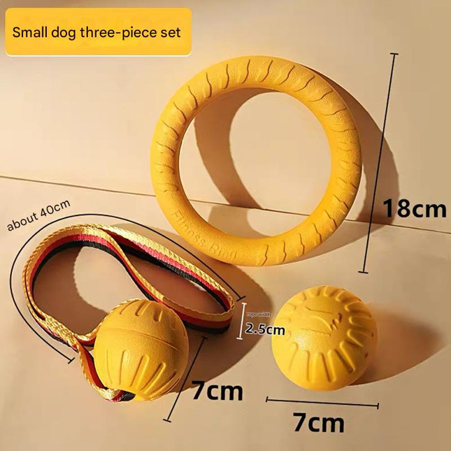 3-Piece Small Dog EVA Floating Dog Ring Toy V888-ELOSUNG50261