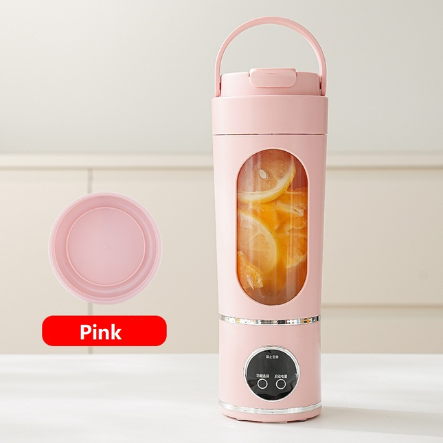 Pink 7.4V Portable Blender 700ml Wireless Juicer V888-ELOSUNG50292