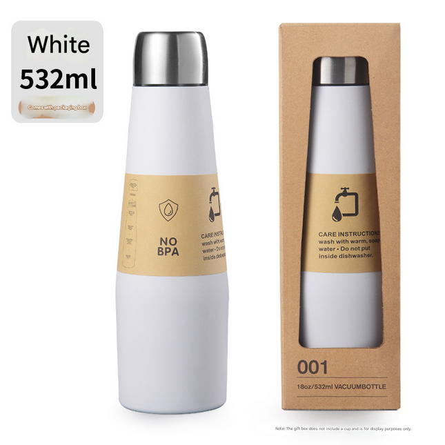 White Premium 304 Stainless Steel Vacuum Insulated Water V888-ELOSUNG50307