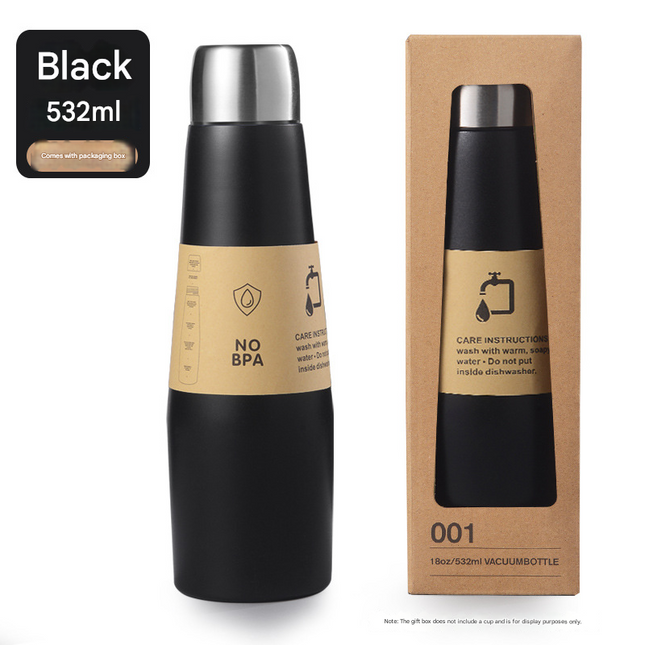 Black Premium 304 Stainless Steel Vacuum Insulated Water V888-ELOSUNG50308