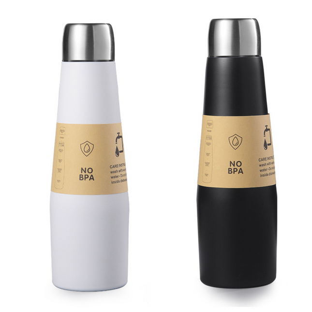 2-piece White and Black Premium 304 Stainless Steel Vacuum Insulated Water V888-ELOSUNG50313