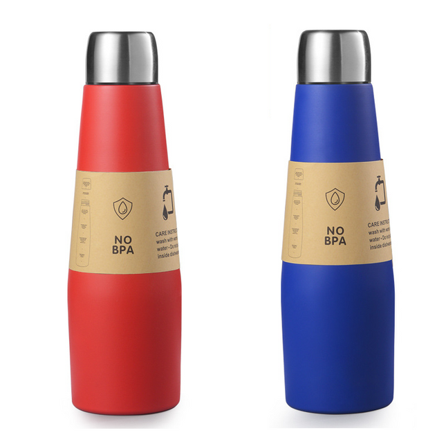 2-piece Red and Blue Premium 304 Stainless Steel Vacuum Insulated Water V888-ELOSUNG50314