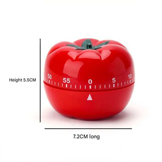 Big Size Tomato-shaped alarm Kitchen V888-ELOSUNG50348 in White, Red, Green