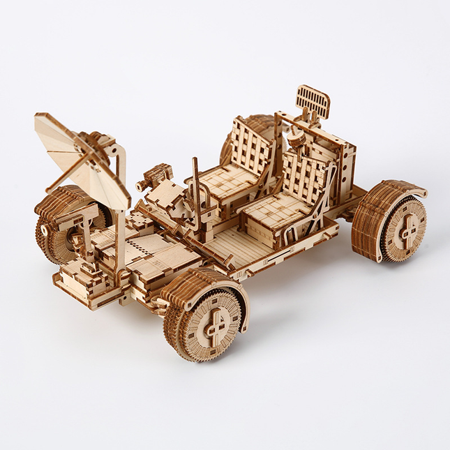 3D Wooden Puzzle Lunar Rover Model Kit