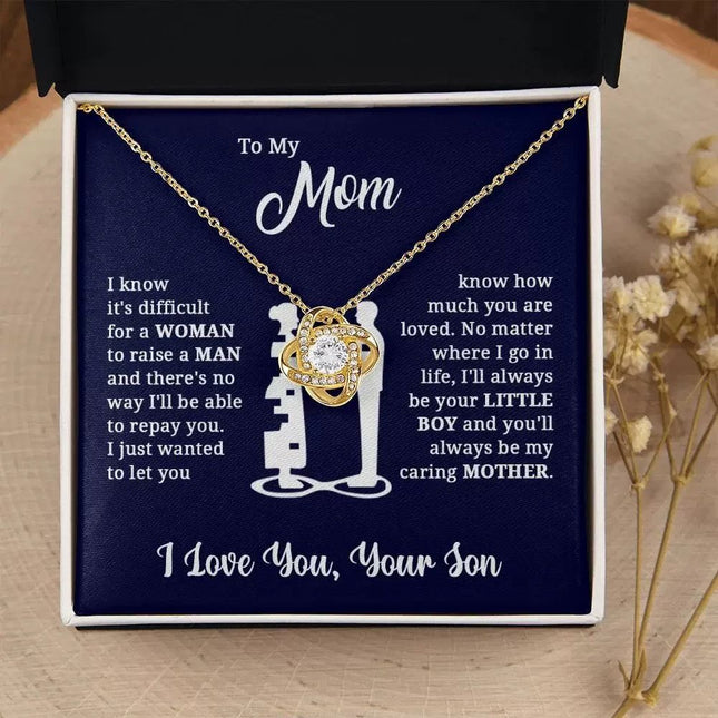 Gold-colored Necklace Gift Box Set Eternal Star Three-Leaf Clover V888-ELOSUNG50352