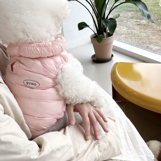 Pink XL size Dog Winter Coat Quilted Puffer V888-ELOSUNG50412