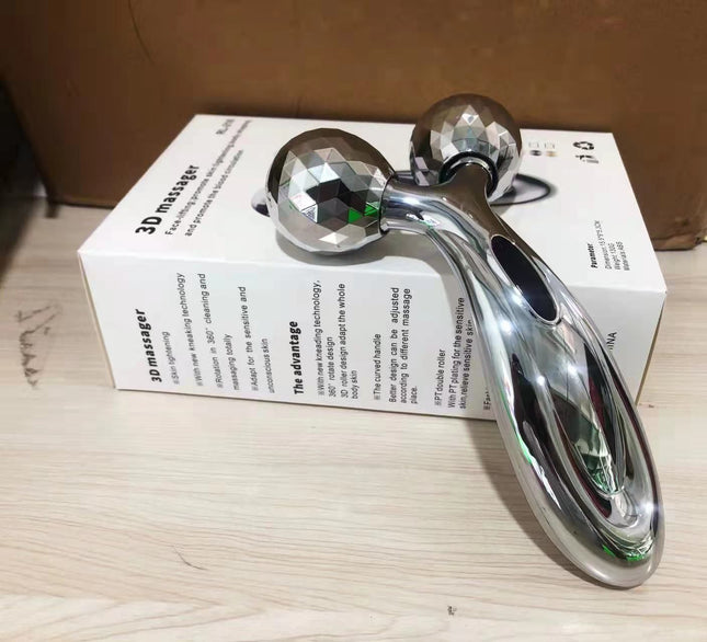 Silvery 3D Face Roller Massager V-Shaped Lifting V888-ELOSUNG50448