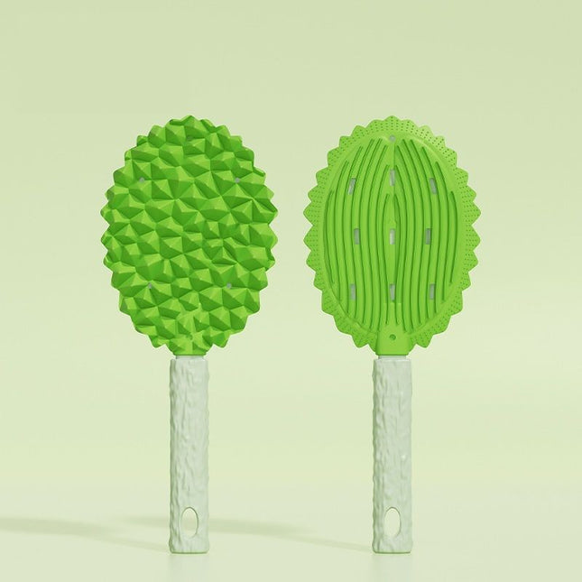 2-piece green Pet Durian Massage Grooming Brush