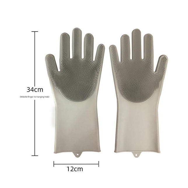Grey Silicone Pet Bathing V888-ELOSUNG50466