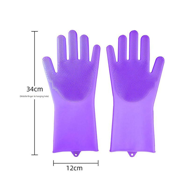 Purple Silicone Pet Bathing V888-ELOSUNG50469