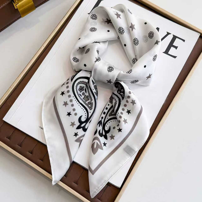 White Women's 70cm Square V888-ELOSUNG50475
