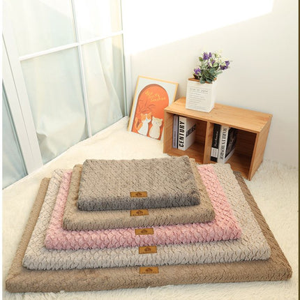 Grey M size Pet Dog Bed – construction detail
