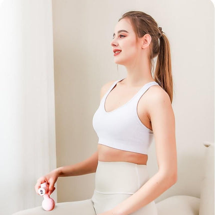 Black Mini Massage Gun - Pocket-Sized Deep Tissue Percussion Massager with 4 Speeds, 7mm Amplitude, 12KG Force, USB-C Rechargeable - Ultra Quiet, 68.7g Lightweight for Muscle Recovery, Travel, Office