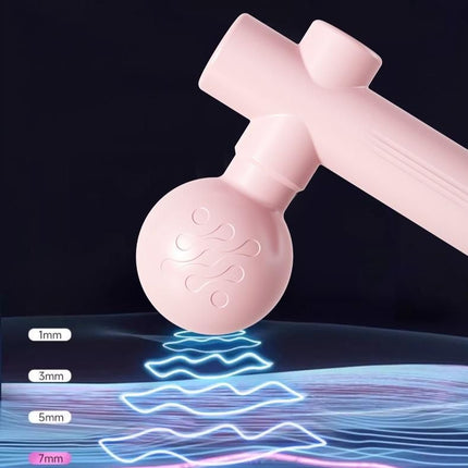Green Mini Massage Gun - Pocket-Sized Deep Tissue Percussion Massager with 4 Speeds, 7mm Amplitude, 12KG Force, USB-C Rechargeable - Ultra Quiet, 68.7g Lightweight for Muscle Recovery, Travel, Office
