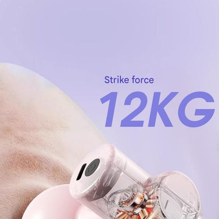 Green Mini Massage Gun - Pocket-Sized Deep Tissue Percussion Massager with 4 Speeds, 7mm Amplitude, 12KG Force, USB-C Rechargeable - Ultra Quiet, 68.7g Lightweight for Muscle Recovery, Travel, Office