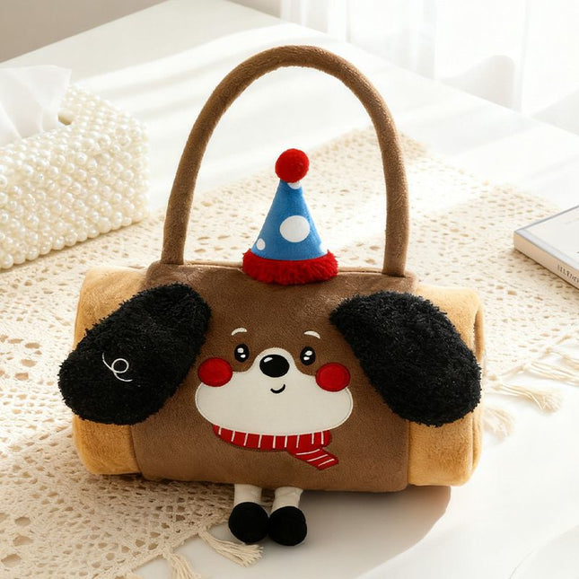 Brown Puppy 80 100cm Cartoon Hand-Carry Roll-Up V888-ELOSUNG50619