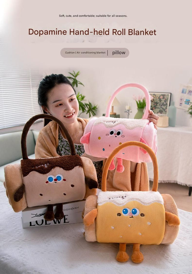 Brown 80 100cm Cartoon Hand-Carry Roll-Up – product detail